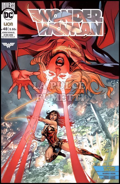 SUPERMAN L'UOMO D'ACCIAIO # 80 - WONDER WOMAN 48
